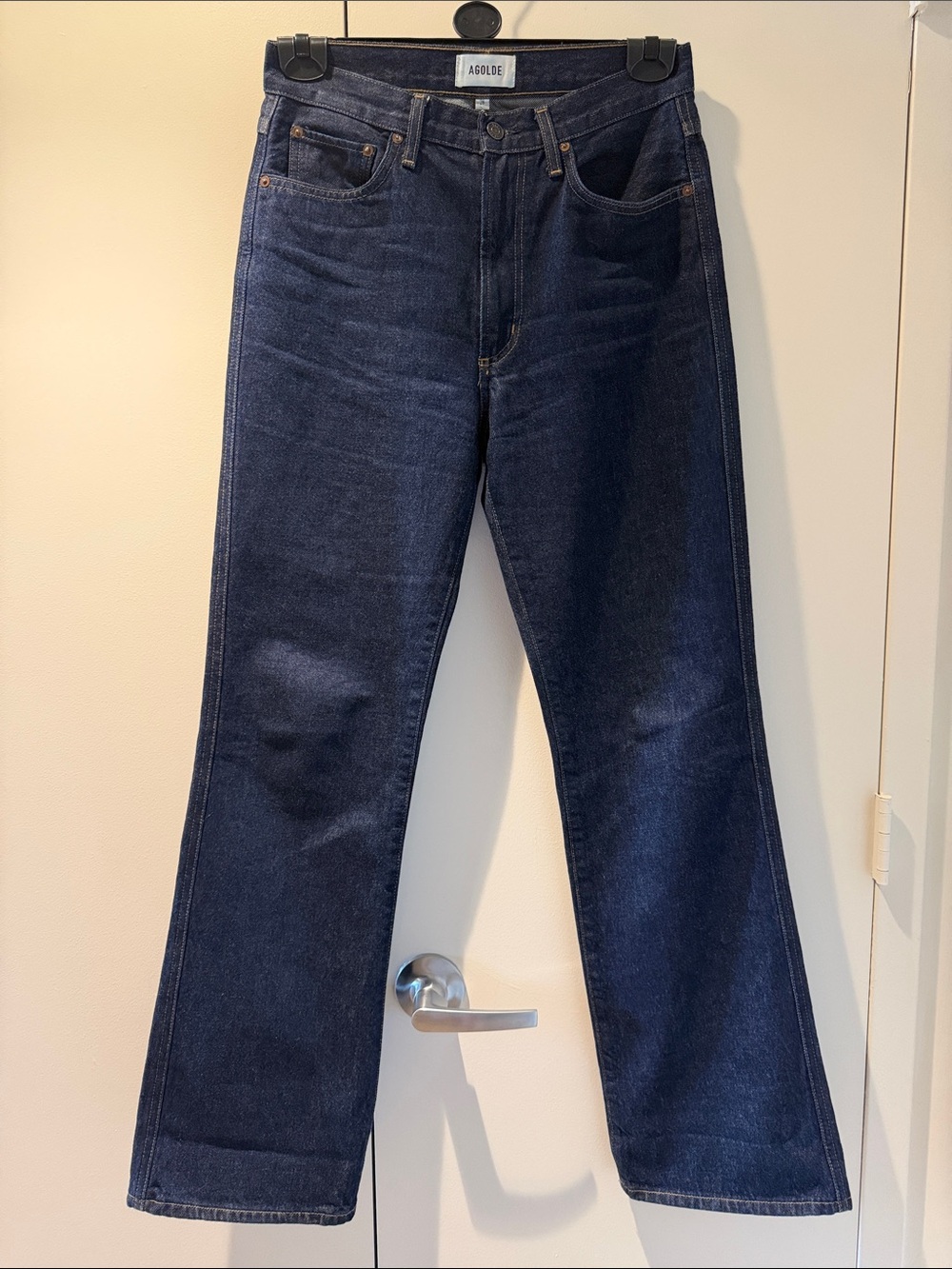 Agolde women’s Indigo Straight Jeans - Size 28